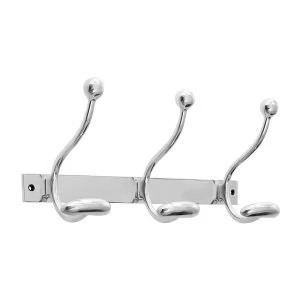 Premier Housewares 6-Hook Hanger - Polished Aluminium