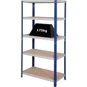 5-Shelf Rack 1770X900X450 MM 175KG Per Shelf