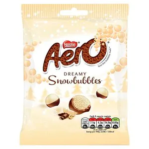 Nestle Aero Snowbubbles Bag 80g - wilko