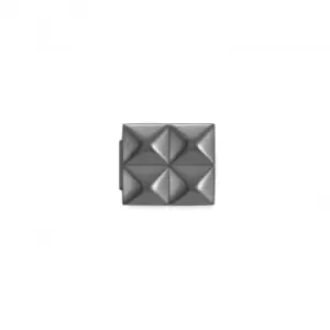 Classic Glam Steel Small Pyramids Link Charm 230108/02
