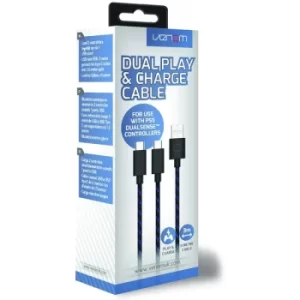 Venom 3m Play and Charge Cable For Playstation 5