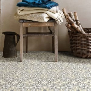Floorpops Antico Self Adhesive Floor Tiles MultiColoured
