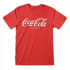 Coca Cola White Logo Red T-Shirt