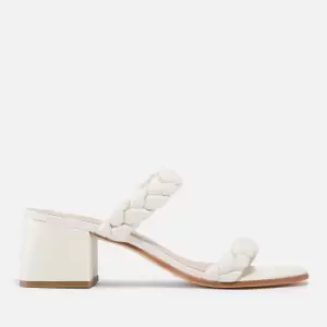 Kate Spade New York Womens Miami Leather Double Strap Sandals - Warm Stone - UK 6