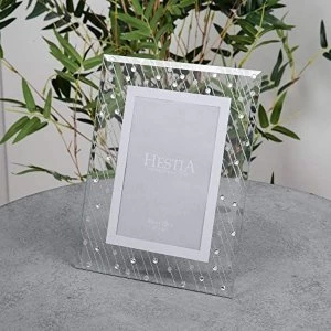 4" x 6" - HESTIA? Mirror Glass Raindrop Design Photo Frame