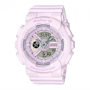 Casio Baby-G Standard Analog-Digital Watch BA-110-4A2 - Pink White
