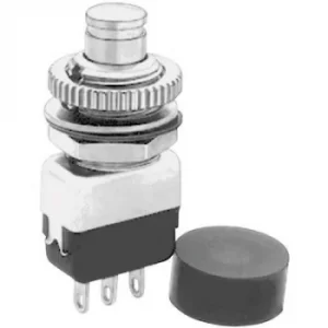 APEM 104350003 Pushbutton 220 V AC 2 A 1 x On/(Off) momentary