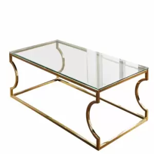 Native Home & Lifestyle Rome Gold Coffee Table