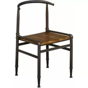 Foundry Fir Wood Metal Chair - Premier Housewares