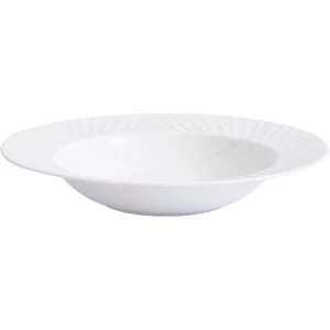 Hotel Collection Ceremony fine bone china set of 4 soup bowls - White