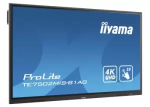 iiyama TE7502MIS-B1AG interactive whiteboard 190.5cm (75") 3840 x...