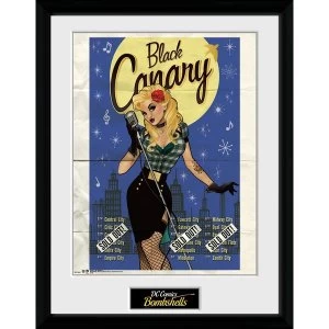 DC Comics Black Canary Bombshells Collector Print