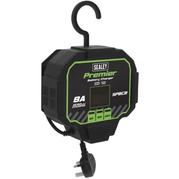 Sealey - SPBC8 Battery Charger 8A Fully Automatic