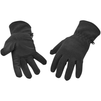 GL11BKR - sz 0 Fleece Glove - Black - Portwest