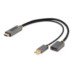 StarTech.com 1ft (30cm) HDMI to DisplayPort Adapter Cable, Active...