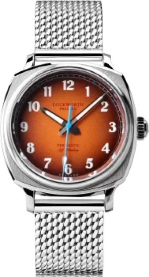Duckworth Prestex Watch Verimatic Orange Fume Mesh Bracelet Limited Edition
