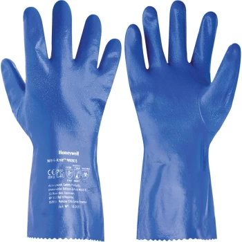 NK803 Nitri-Knit Blue Nitrile Gloves - Size 10