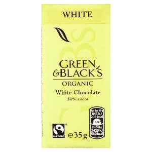 Green & Blacks 35g White Chocolate Pack of 30 611637