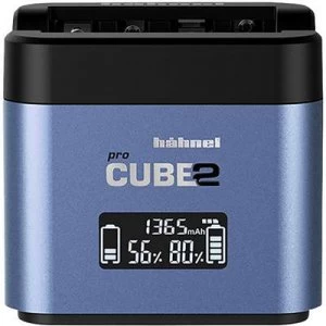 Haehnel Pro Cube 2, Fuji, Panasonic 10005730 Camera charger Matching rechargeable battery Li-ion, NiMH