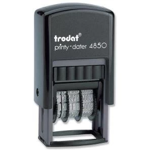 Trodat Printy Dater 4850L1 Compact Wording Stamp RECEIVED Blue DATE