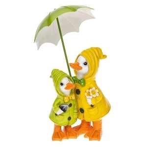 Puddle Duck Mum & Baby Brolly Ornament