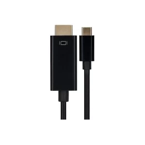 Maplin USB Type-C to HDMI Cable - Black, 1m