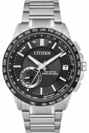 Mens Citizen Satellite Wave-World Time GPS Watch CC3005-85E
