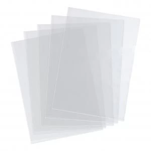5 Star Cut Flush Folders 105 Micron A4 Clear Pack 100