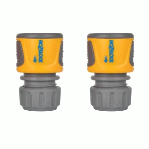 Hozelock Soft Touch Hose Pipe End Connector 1/2" / 12.5mm Pack of 2