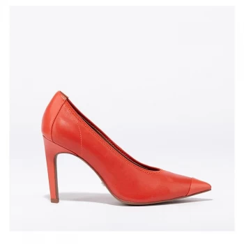Reiss Lowri Court Shoes - Coral