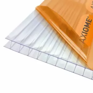 Axiome Clear 10mm Twinwall Polycarbonate Roofing Sheet - 1000 x 2500mm