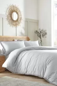 'Claire' 100% Cotton Relaxed Look Duvet Cover Set