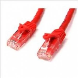 Cat6 Patch Cable With Snagless Rj45 Connectors 1m Red