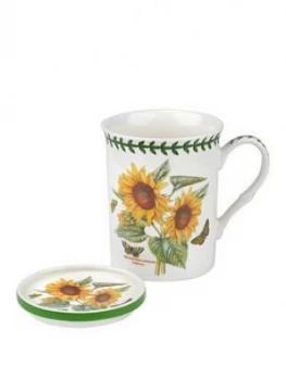 Portmeirion Botanic Garden Sunflower Mug & Coaster Set