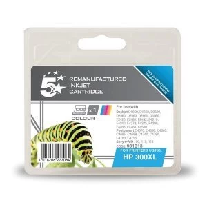 5 Star Office HP 300XL Tri Colour Inkjet Cartridge