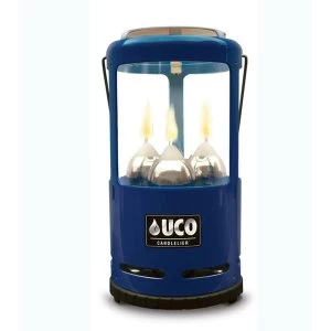 UCO 9 Hour 3 Candle canlelier Lantern Blue
