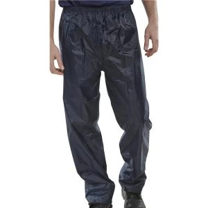 Bdri Weatherproof XXXLarge Work Trousers Navy Blue