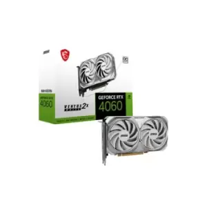 MSI GeForce RTX 4060 VENTUS 2X White 8G OC NVIDIA 8GB GDDR6