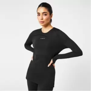 LA Gear Long Sleeve T Shirt Womens - Black