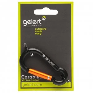 Gelert Carabiner Clip - Black/Orange