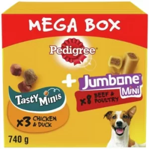 Pedigree Tasty Mini and Jumbone Mega Box Small Dog Treats 12