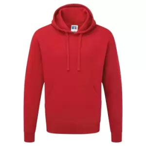 Russell Mens Authentic Hooded Sweatshirt / Hoodie (S) (Classic Red)