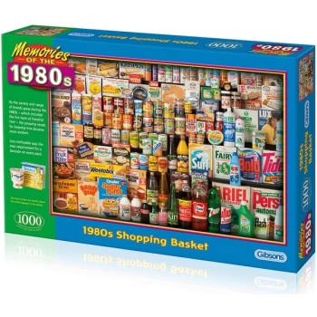 1980s Shopping Basket Jigsaw Puzzle - 1000 Pieces