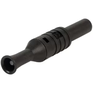 PJP 1065-N 4mm Shrouded Cable Plug Black