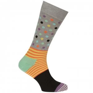 Happy Socks 1 Pack Stripe and Dot Socks - 9700