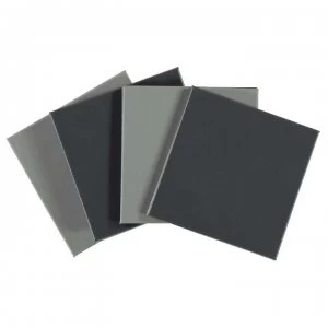 Ashwood Pack of 4 Faux Leather Reversible Coasters - Grey/Slate