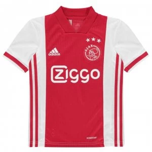 adidas Ajax Home Shirt 2020 2021 Junior - White/Red
