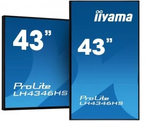iiyama 43" ProLite LH4346HS-B1 Full HD Digital Signage Commercial Display