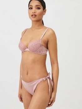 Muse By Coco De Mer Lily Tie Side Knicker - Blossom