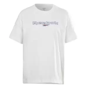 Reebok Brand T-Shirt Womens - White